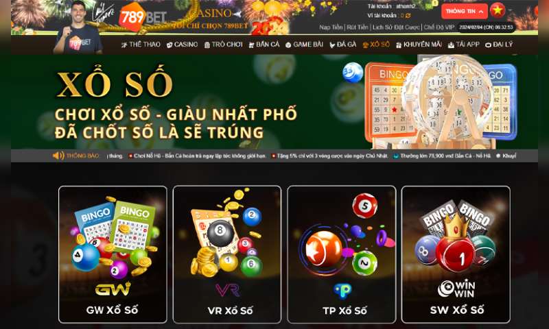 Xổ số 789bet hấp dẫn với hàng loạt các khuyến mãi lớn, giá trị